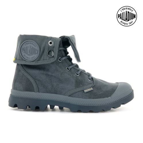 Palladium Pampa Baggy WAX Laarzen Dames Donkergrijs | NL 85ZJWSR